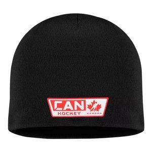 BRAND NEW unisex fanatics hockey canada black toque acrylic hat